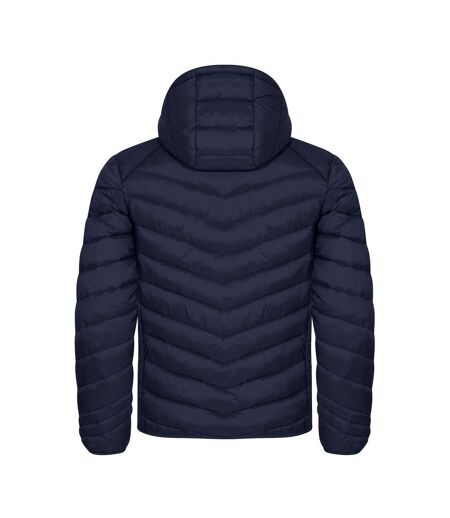 Mens Idaho Padded Jacket Dark Navy Clique