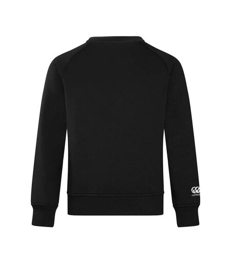 Mens Club Crew Neck Sweatshirt Black Canterbury