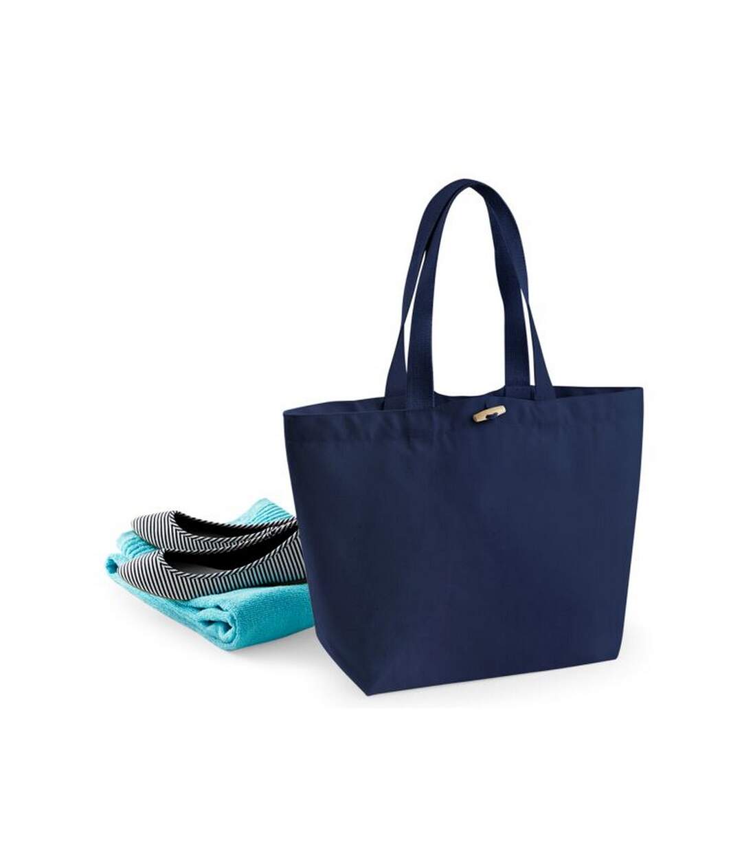 Tote Bag Marina Taille Unique Bleu Marine Westford Mill-2