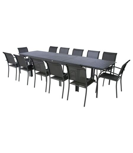 Table de jardin extensible 12 Personnes Piazza