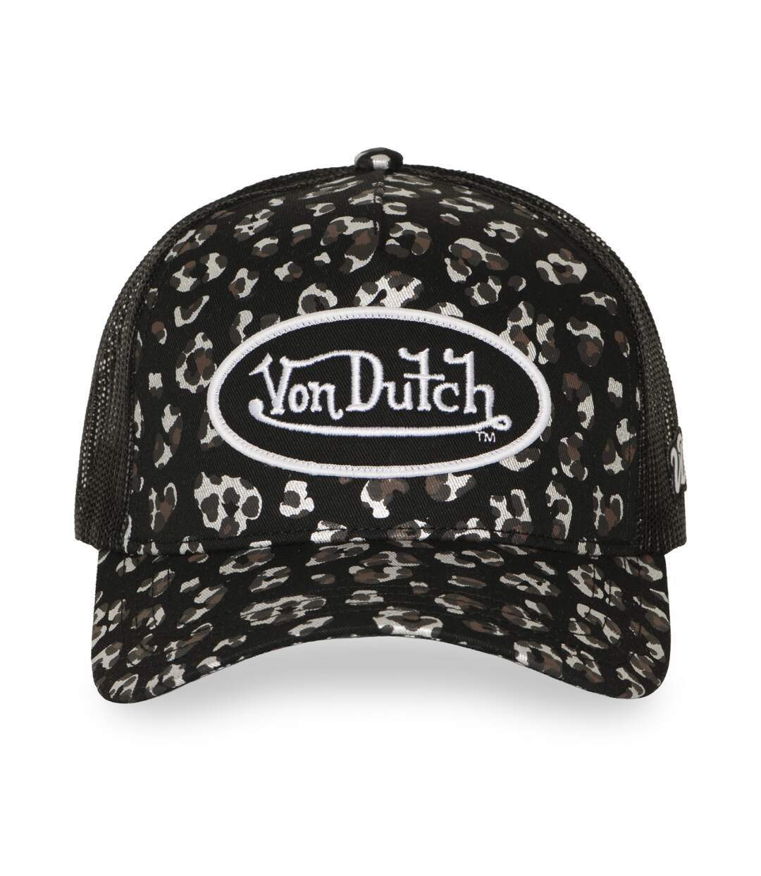 Casquette baseball avec filet et patch Leopard Foil Vondutch-2