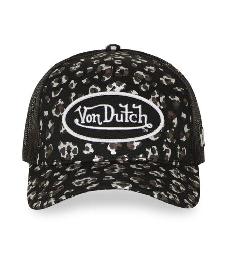 Casquette baseball avec filet et patch Leopard Foil Vondutch