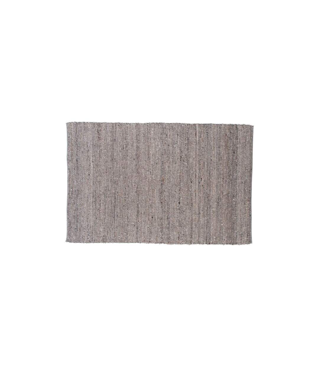 Tapis Déco en Laine Loump 160x230cm Gris & Beige-1