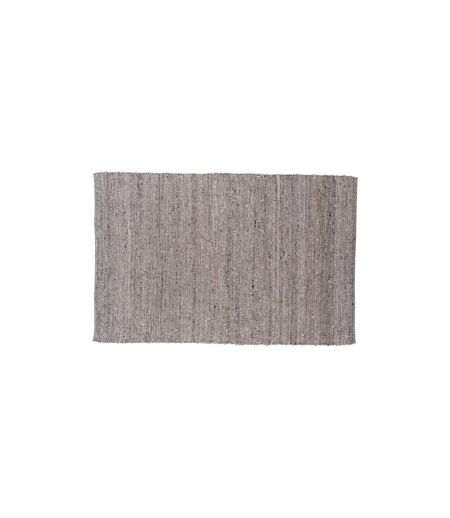 Tapis Déco en Laine Loump 160x230cm Gris & Beige