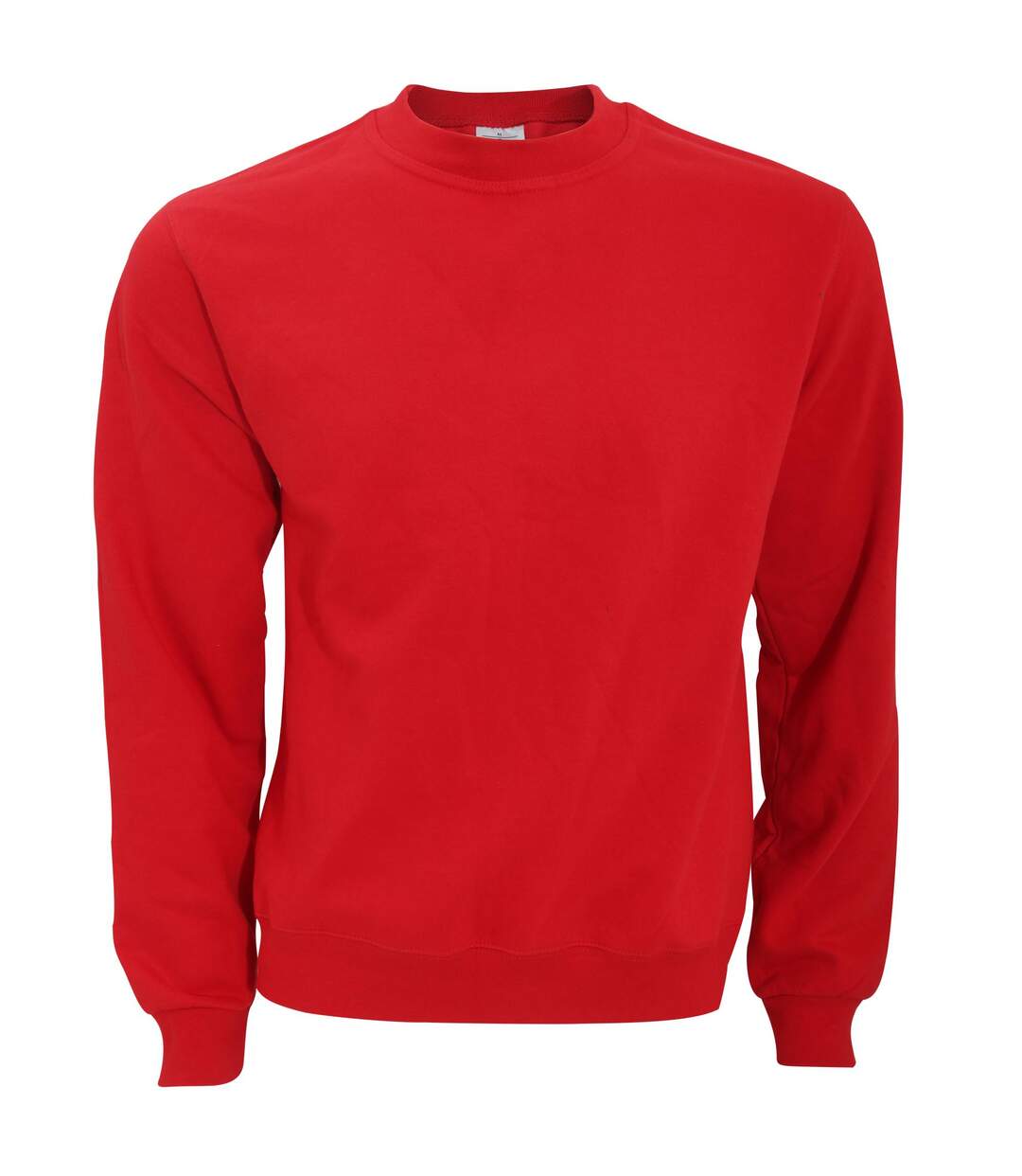 B&c Mens Crew Neck Sweatshirt Top Rouge B And C-2