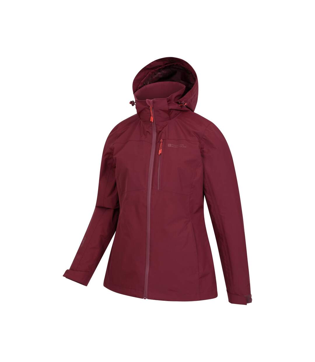 Veste Rainforest Extreme Femme Bordeaux Mountain Warehouse-3