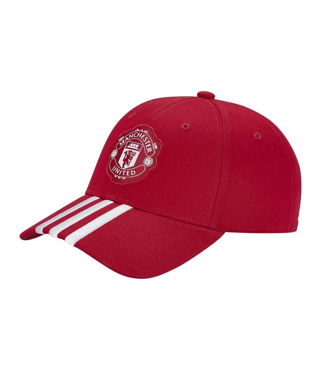 Casquette De Baseball Motif/style Manchester United Fc Adulte Rouge Adidas-1