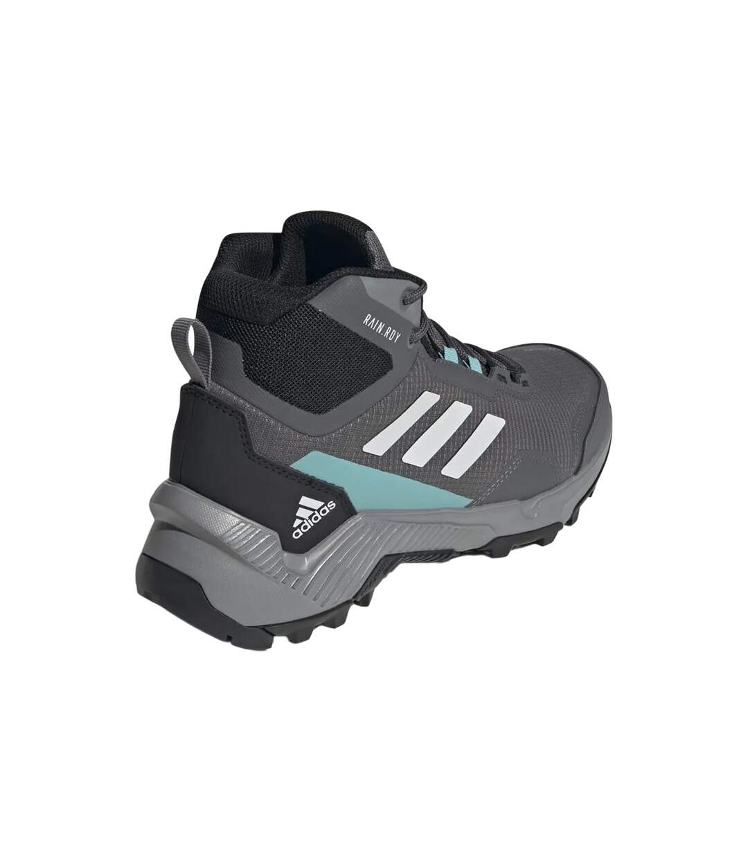 Womens/ladies eastrail 2.0 rain.rdy mid cut hiking shoes grey five/dash grey/core black Adidas-2