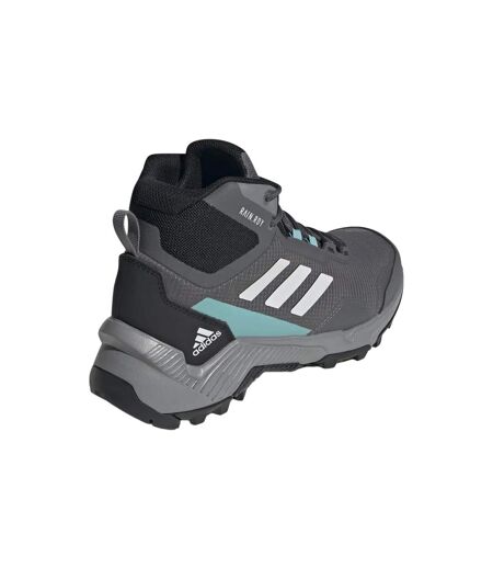 Womens/ladies eastrail 2.0 rain.rdy mid cut hiking shoes grey five/dash grey/core black Adidas