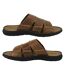 Dunlop - Chaussons de plage d'été en cuir pour homme-3