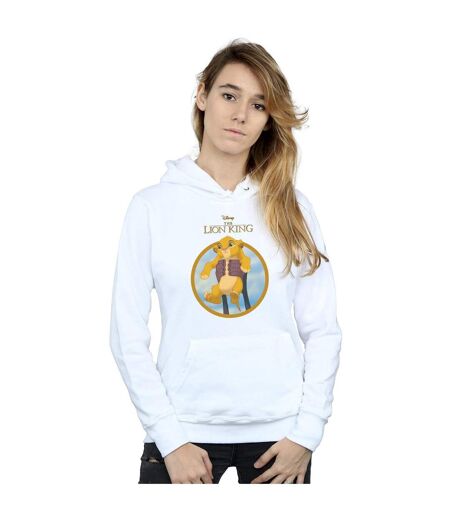 Disney - Sweat à capuche THE LION KING SHOW SIMBA - Femme (Blanc) - UTBI9420