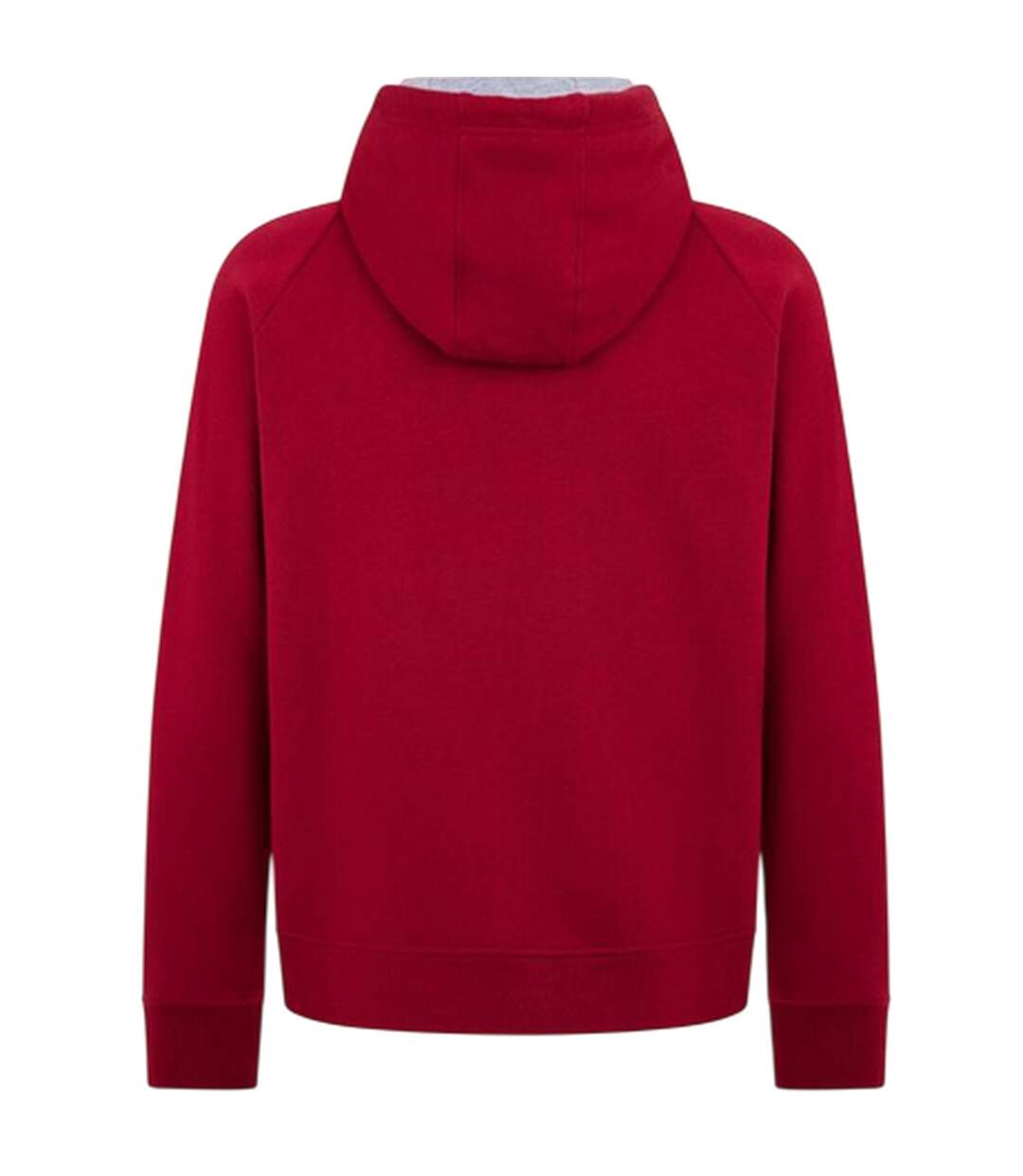 Mens Embroidered Raglan Hoodie Burgundy Ellesse-2
