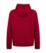 Mens Embroidered Raglan Hoodie Burgundy Ellesse-2