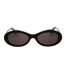 Lunettes De Soleil Motif/style Ovale Edison Femme Taille Unique-taille Unique Noir Noir Off White-3