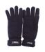 FLOSO Mens Knitted Winter Gloves (3M 40g) (Navy)