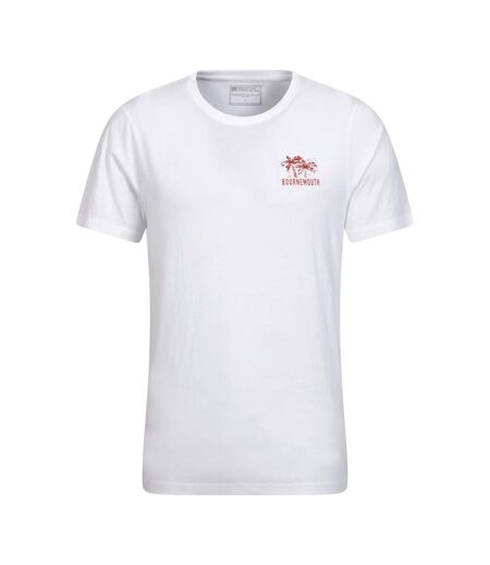 Mountain Warehouse Mens Bournemouth Printed Natural T-Shirt (White)