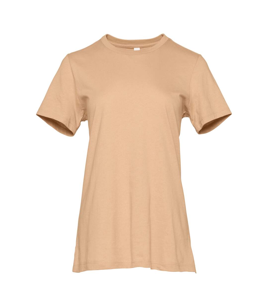 Womens/ladies jersey short-sleeved t-shirt sand dune Bella + Canvas