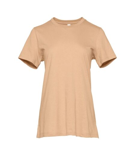 Bella + Canvas Womens/Ladies Jersey Short-Sleeved T-Shirt (Sand Dune)