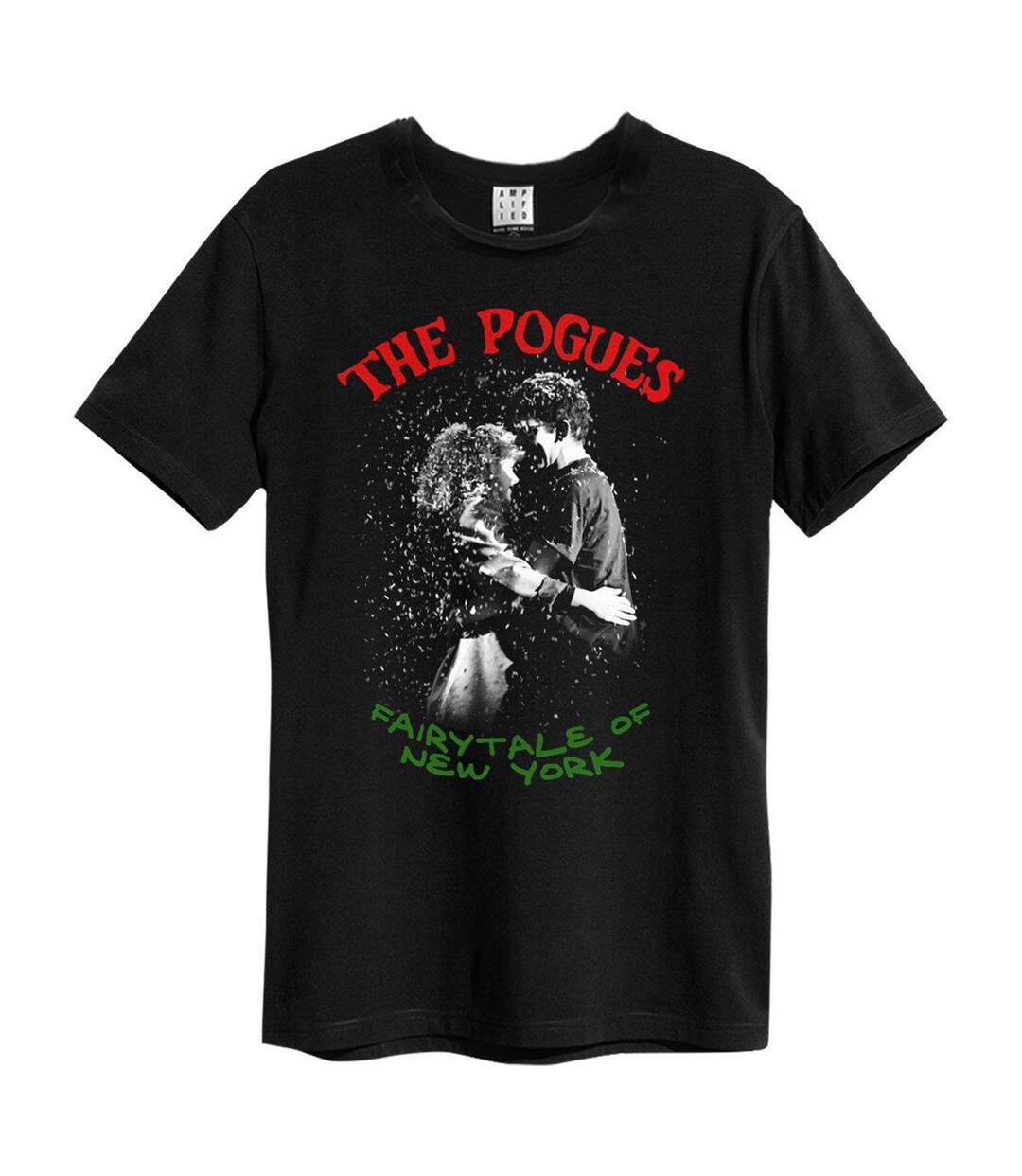T-shirt Style The Pogues Fairytale In Colour Adulte Noir Amplified-1
