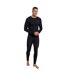 Mens Off Piste Recycled Base Layer Top Black Animal-1