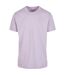 T-shirt À Col Rond Pour Hommes Lilas Build Your Brand-1