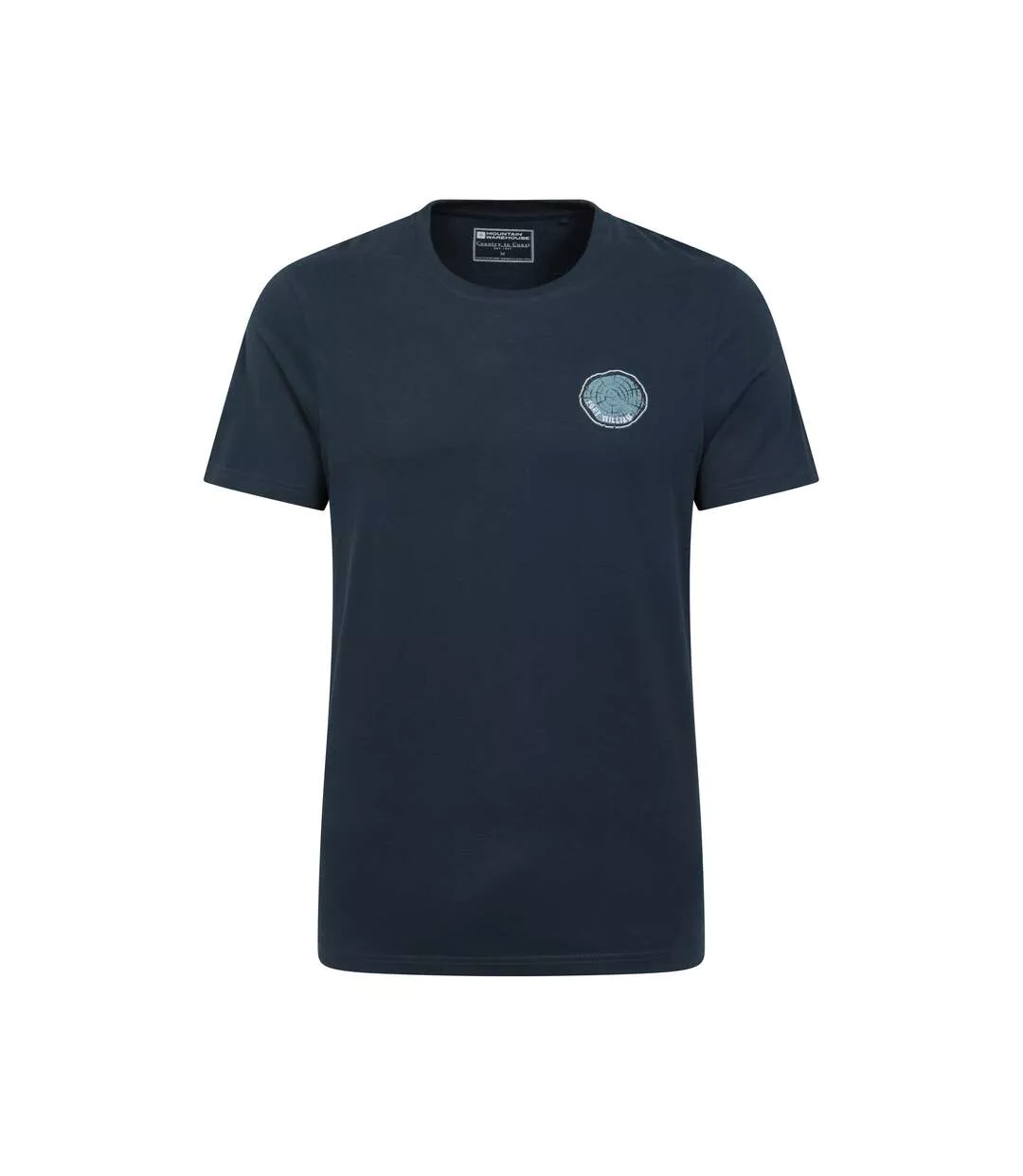 T-shirt Fort William Homme Bleu Foncé Mountain Warehouse-1