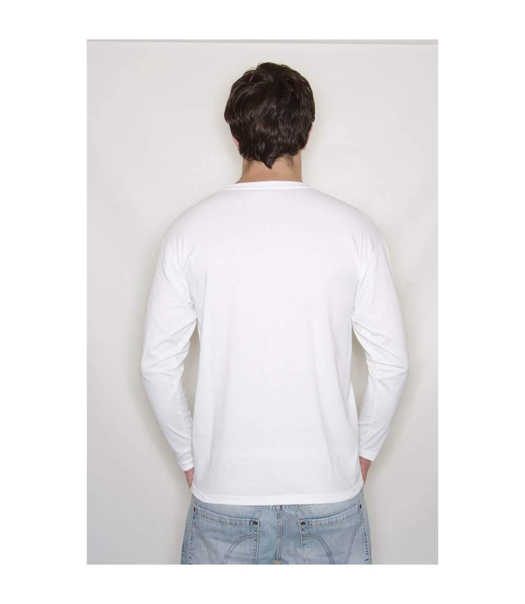 T-shirt iconic classic homme blanc Fruit of the Loom-3