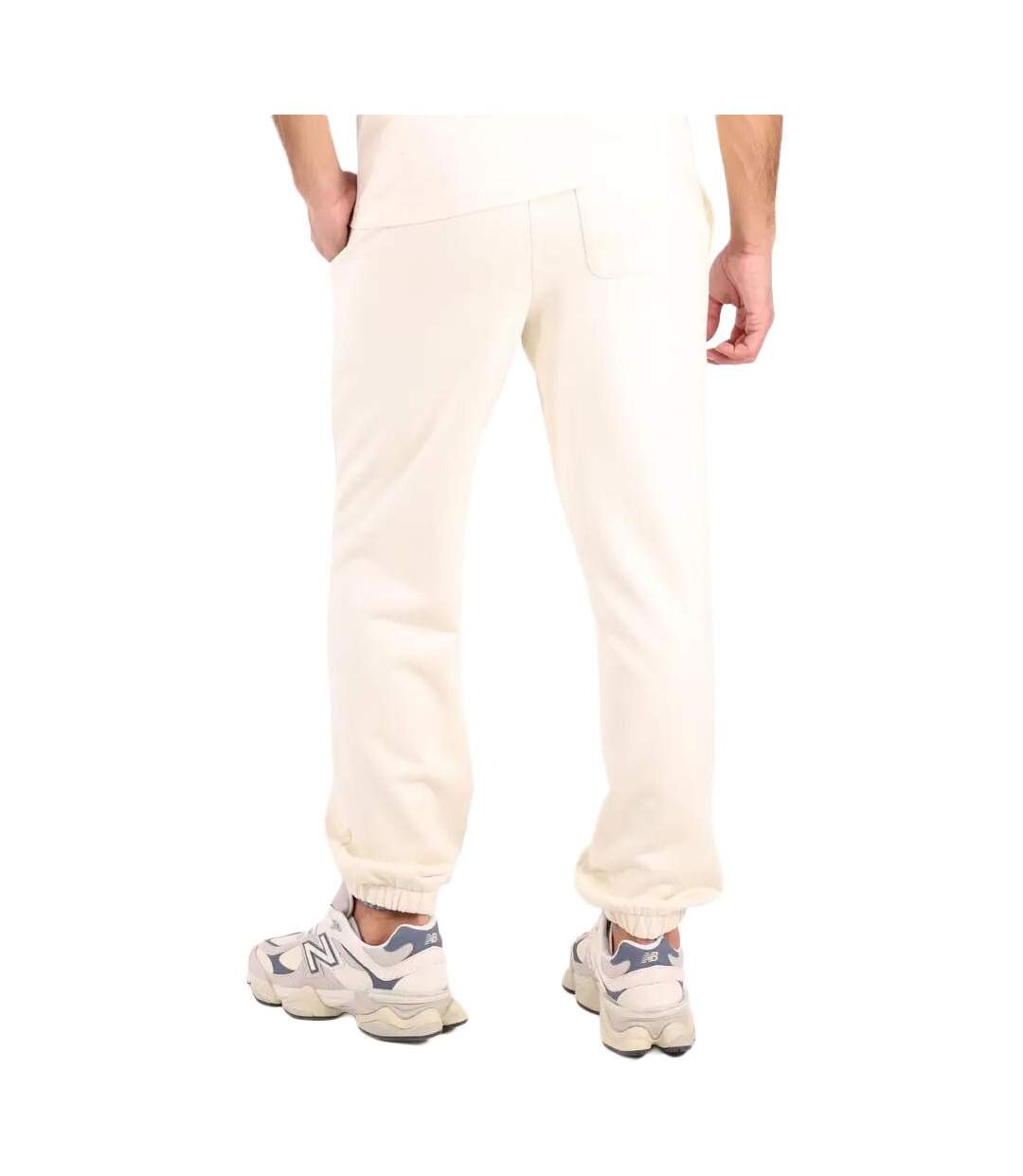 Jogging blanc homme lacoste fling-2
