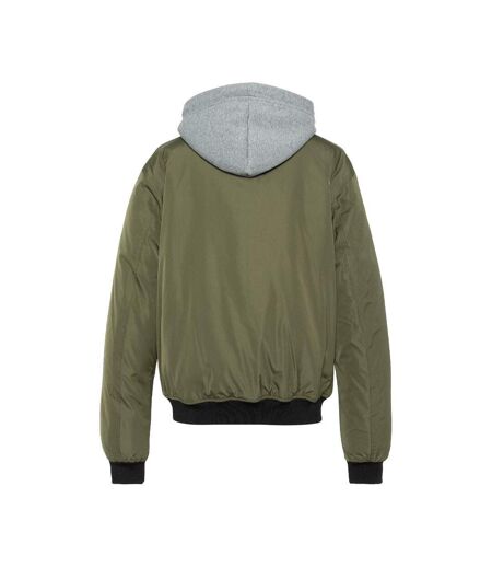 Blouson kaki schott pastron amovible