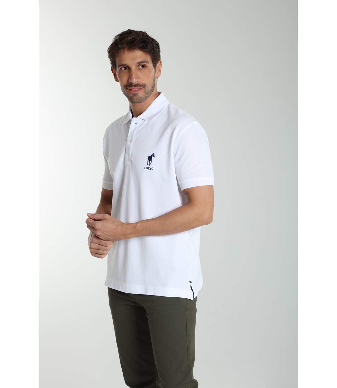 Polo manches courtes en coton PING-2