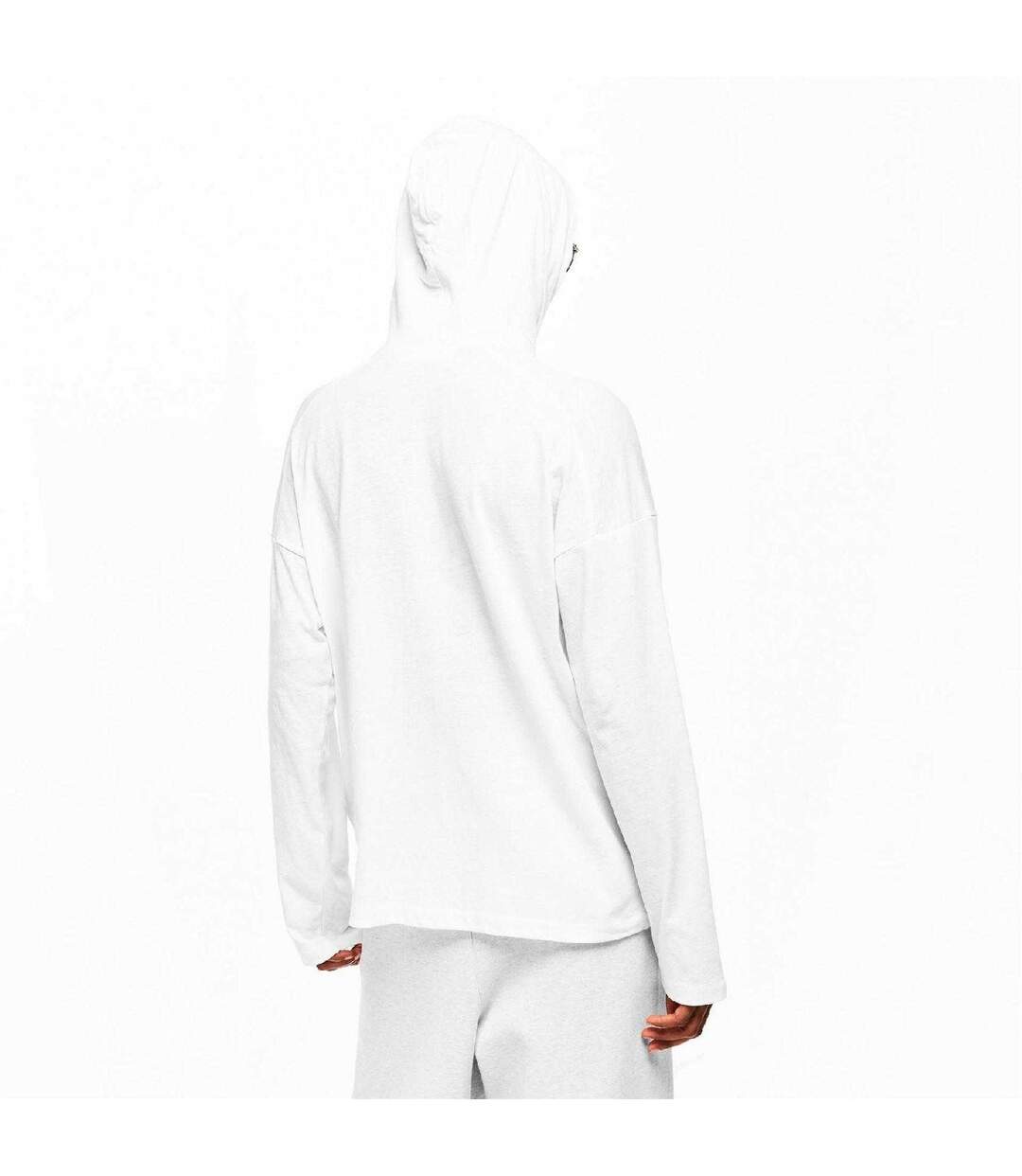 Sweat À Capuche Femme Blanc Cassé Fear Of God Essentials-4