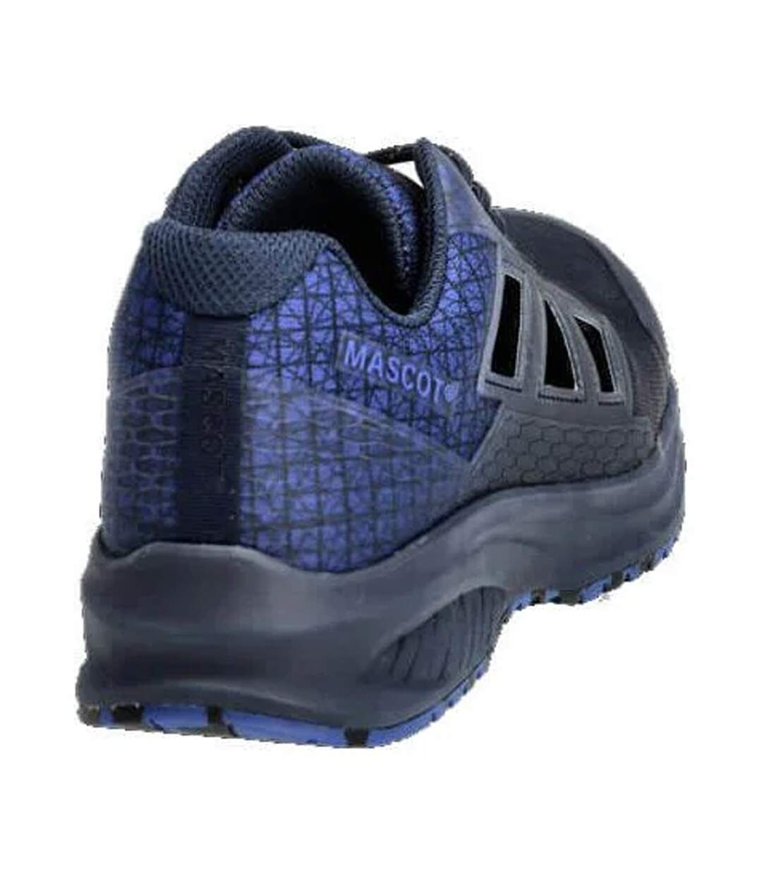 Womens/ladies Footwear Accelerate Lace Up Safety Sandals Dark Navy Azure Blue Mascot-2