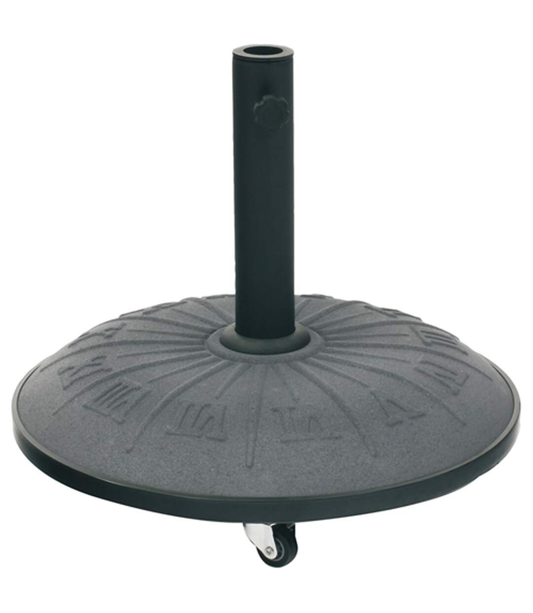 Pied de parasol Cadran - Béton - 25 Kg - Gris