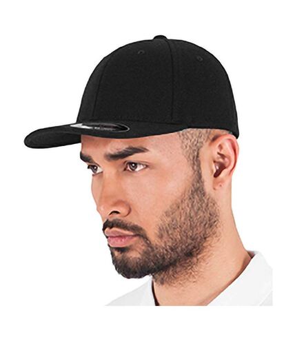 Yupoong Mens Flexfit Double Jersey Cap (Black) - UTRW2891