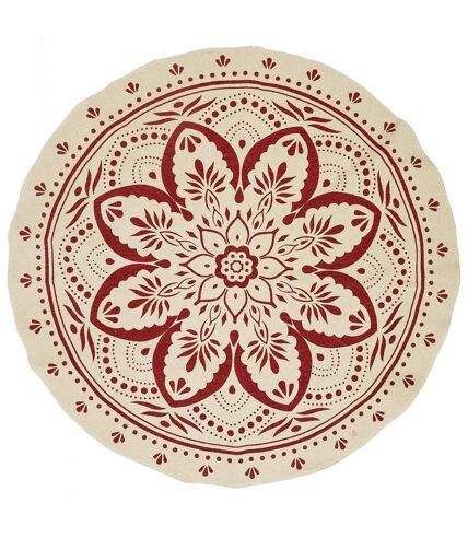 Tapis de salon rond PATIO motif mandala