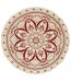 Tapis de salon rond PATIO motif mandala