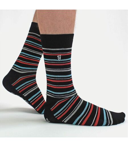 Mens 10 Pair Multi-Pack Bright Bamboo Socks