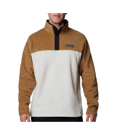 Polaire beige/marron homme columbia steens mountain half - l