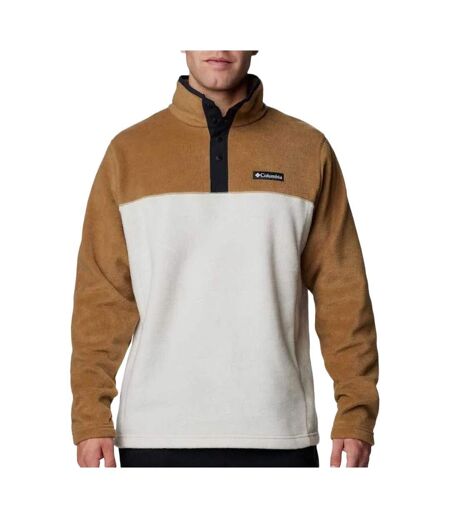 Polaire beige/marron homme columbia steens mountain half - l