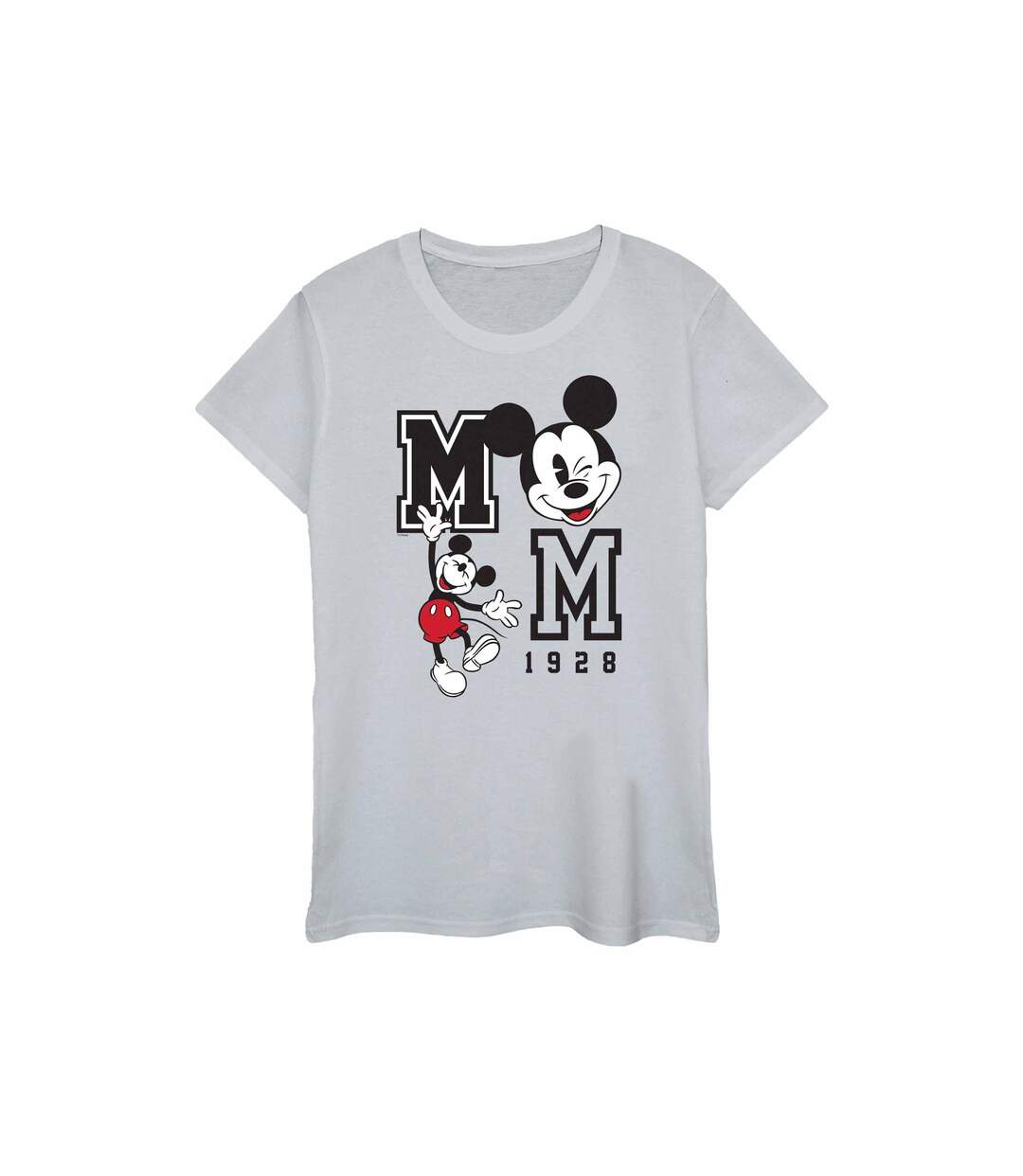 Disney - T-shirt JUMP AND WINK - Femme (Gris chiné) - UTBI1436-1