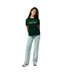 Womens/ladies Forstal Boyfriend T-shirt Dark Green Jack Wills-2