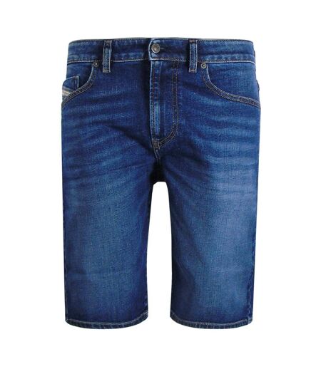 Mens Cotton Denim Shorts Blue Denim Diesel
