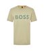 Mens Thinking 1 Signature Logo Regular T-shirt Green Boss-1