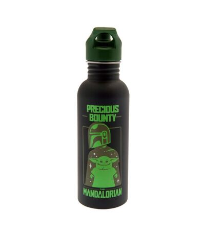 Star Wars: The Mandalorian Water Bottle (Black/Green) (One Size) - UTTA7249