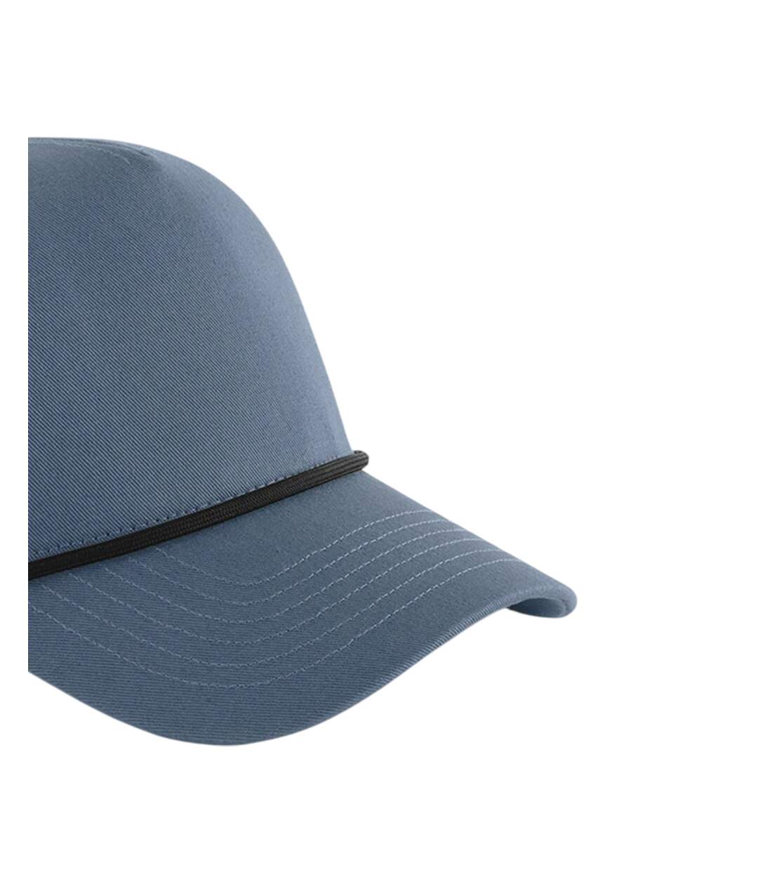 Casquette Trucker Motif/style Corde Décorative Bleu Foncé Noir Beechfield-2