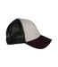 Casquette trucker blanc cassé / pourpre / marron Native Spirit-3