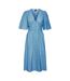 Robe Mi-longue Ines Femme Bleu Vero Moda-1