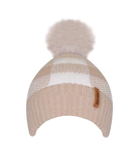 Bonnet femme beige / blanc RockJock