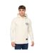 Sweat À Capuche Motocross Homme Gris Pâle Crosshatch-2