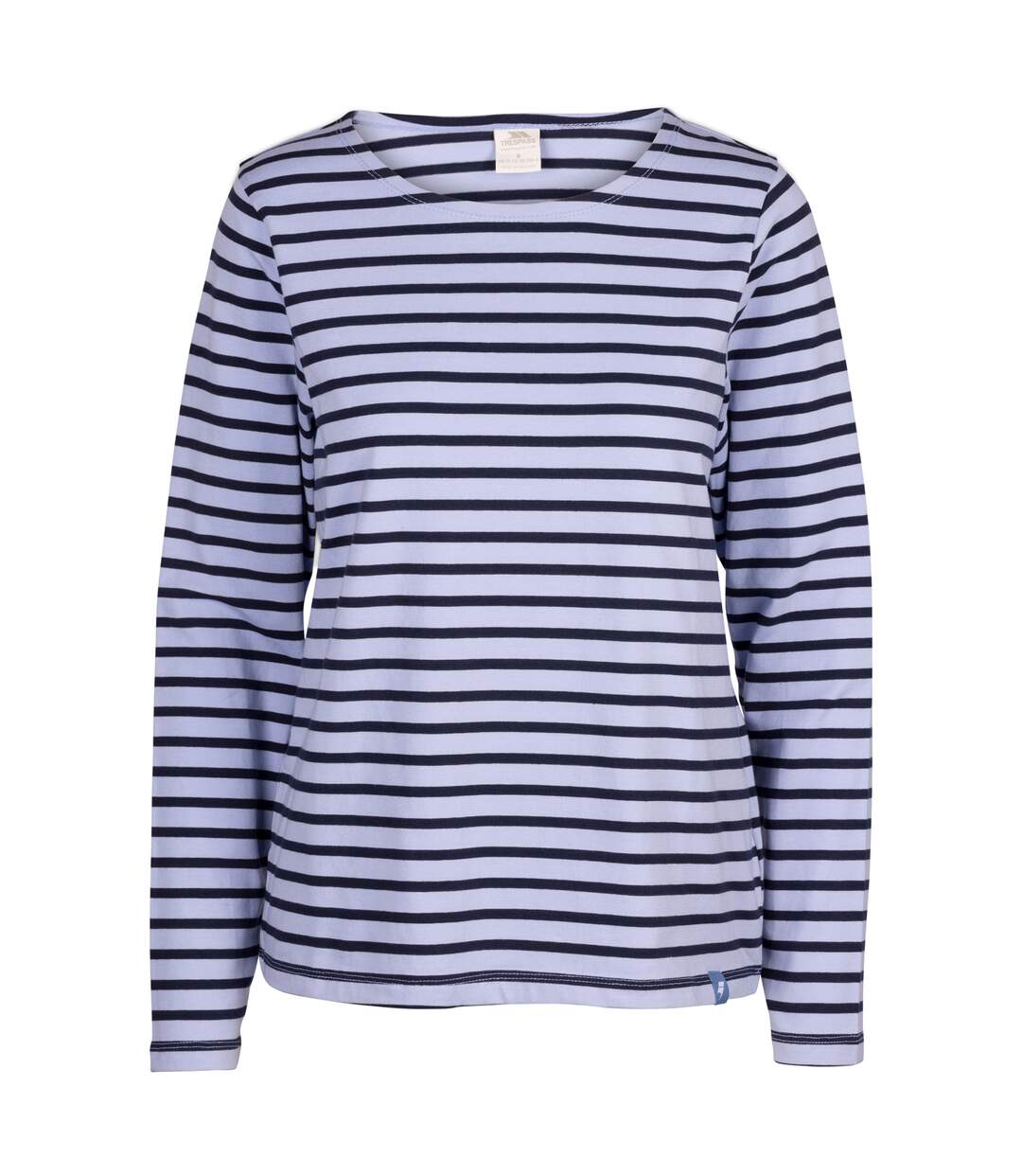 Womens/ladies karen yarn dyed stripe shirt cool blue Trespass-1